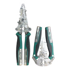 FOLDING MULTI-FUNCTIONAL WIRE STRIPPER PLIERS CRIMPER