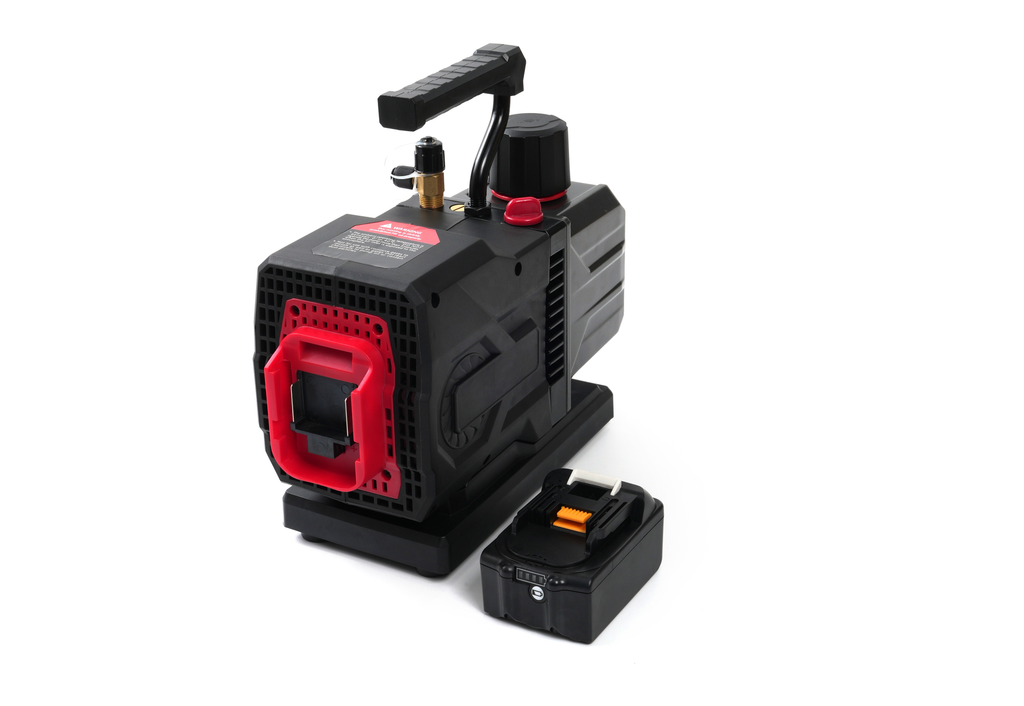 R32 VACUMM PUMP WITH PORTABLE BATTERY