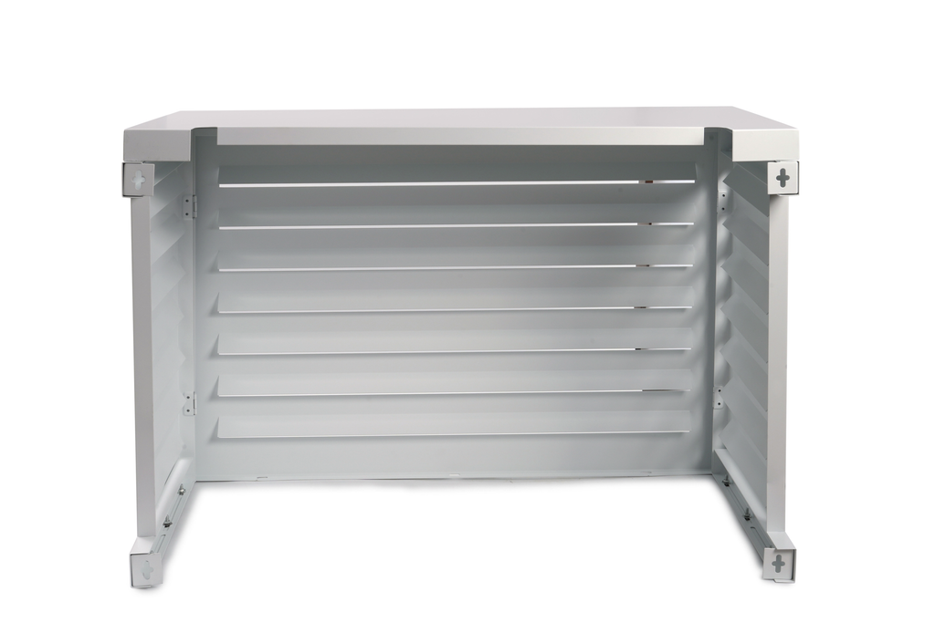 WHITE OUTDOOR UNIT GUARD